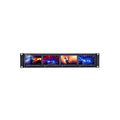Marshall Electronics ML-454-V3 Quad 4.5-Inch Rackmount Monitor with 3G-SDI, HDMI