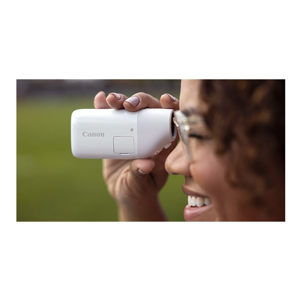 Canon ZOOM Digital Monocular with USB Charger and microSD Card (White)