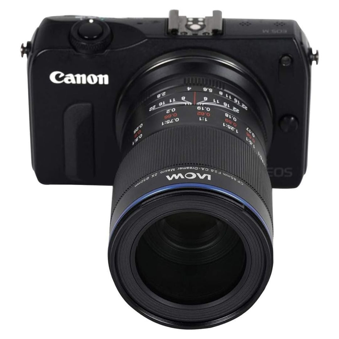 Laowa 65mm F/2.8 2X Ultra Macro APO Manual Lens with 2 to 1 Maximum Magnification (Canon EF-M)