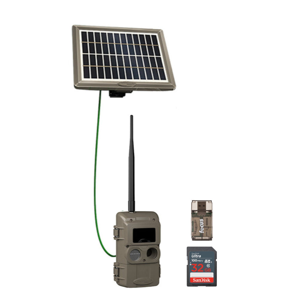Cuddeback CuddeLink Wireless Trail Camera with Solar Power Bank Bundle.