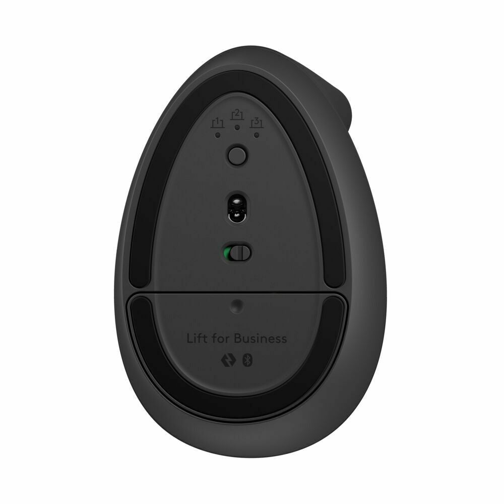 Logitech Lift Vertical Wireless Ergonomic Mouse (Graphite) and USB 3.0 Hub