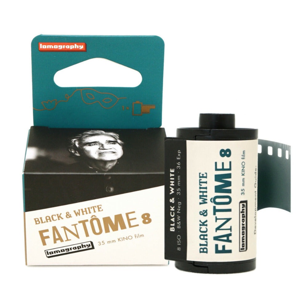 Lomography B&W ISO 8/35mm Fantôme Kino Film (Single Roll Pack)