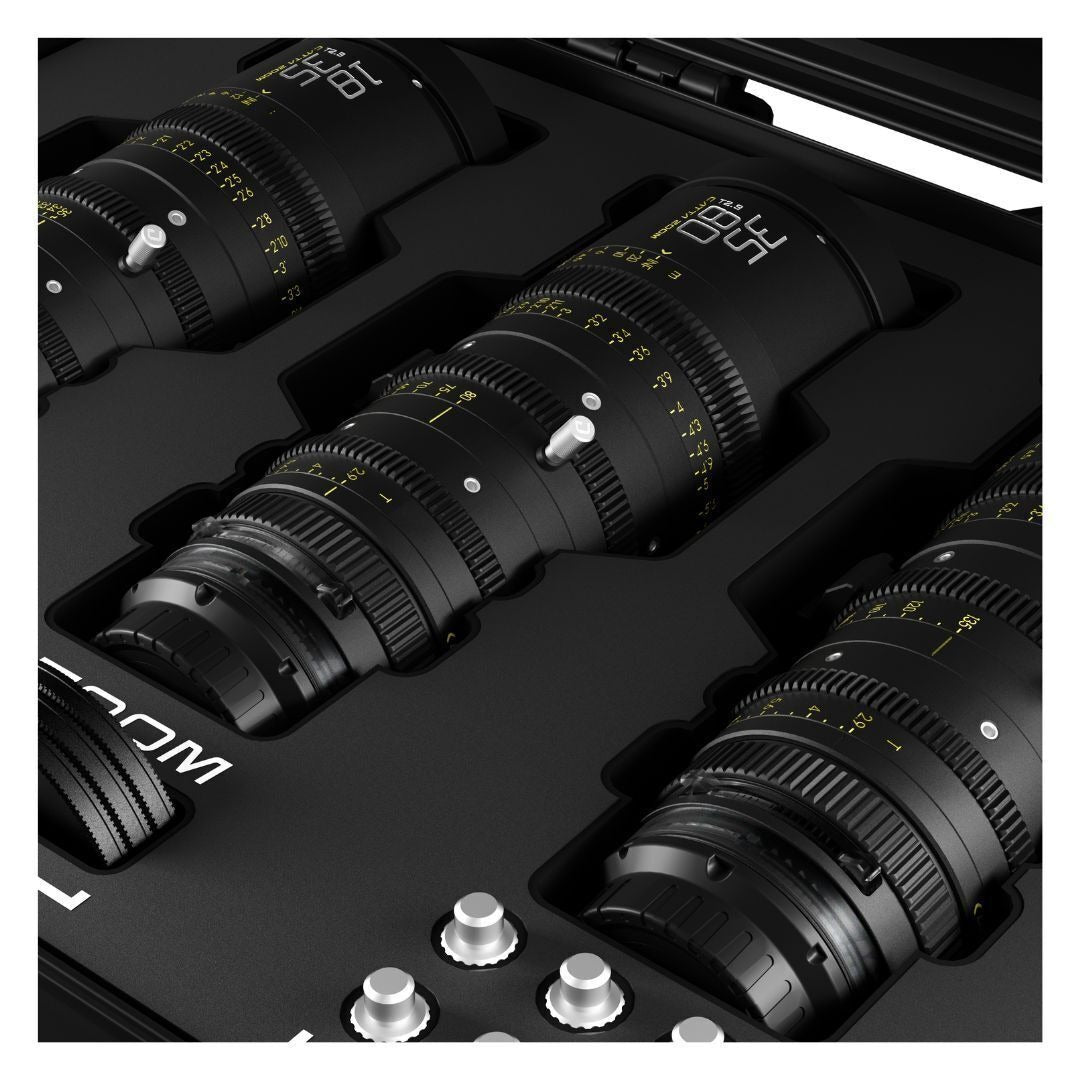 DZOFilm Catta FF 18 to 35mm, 35 to 80mm, and 70 to 135mm T2.9 Cine Zoom 3-Lens Bundle (Black)