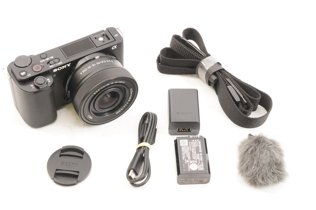 Sony ZV-E10 Mirrorless Camera with E PZ 16-50mm F3.5-5.6 OSS II Lens (Black) (Open Box)