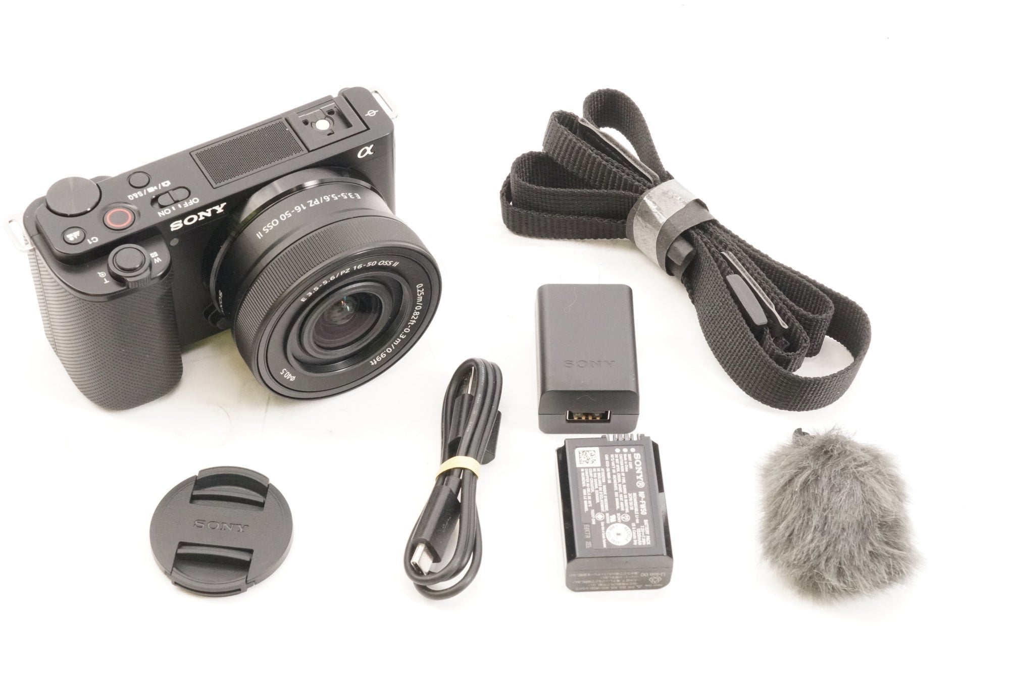 Sony ZV-E10 Mirrorless Camera with E PZ 16-50mm F3.5-5.6 OSS II Lens (Black) (Open Box)