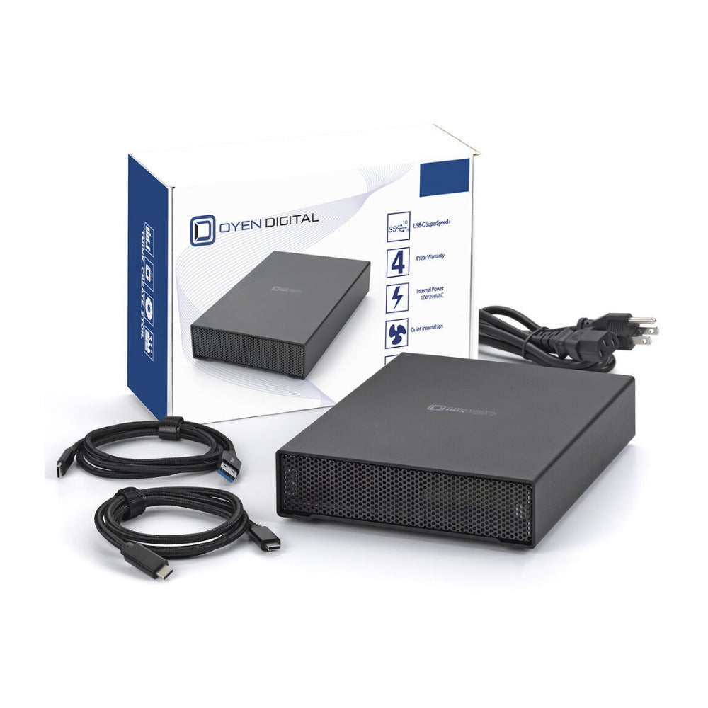 Oyen Digital 30TB HDX Pro C USB-C 3.2 Gen 2 External Enterprise Hard Drive