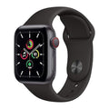Apple Watch SE | GPS | 40mm | Space Grey Aluminum Case | Black Sport Band | Renewed Premium