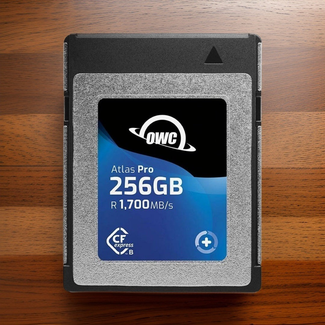 OWC 256GB Atlas Pro CFExpress 2.0 Type B Card with Thunderbolt (USB-C) with USB 3.2 CFExpress Reader