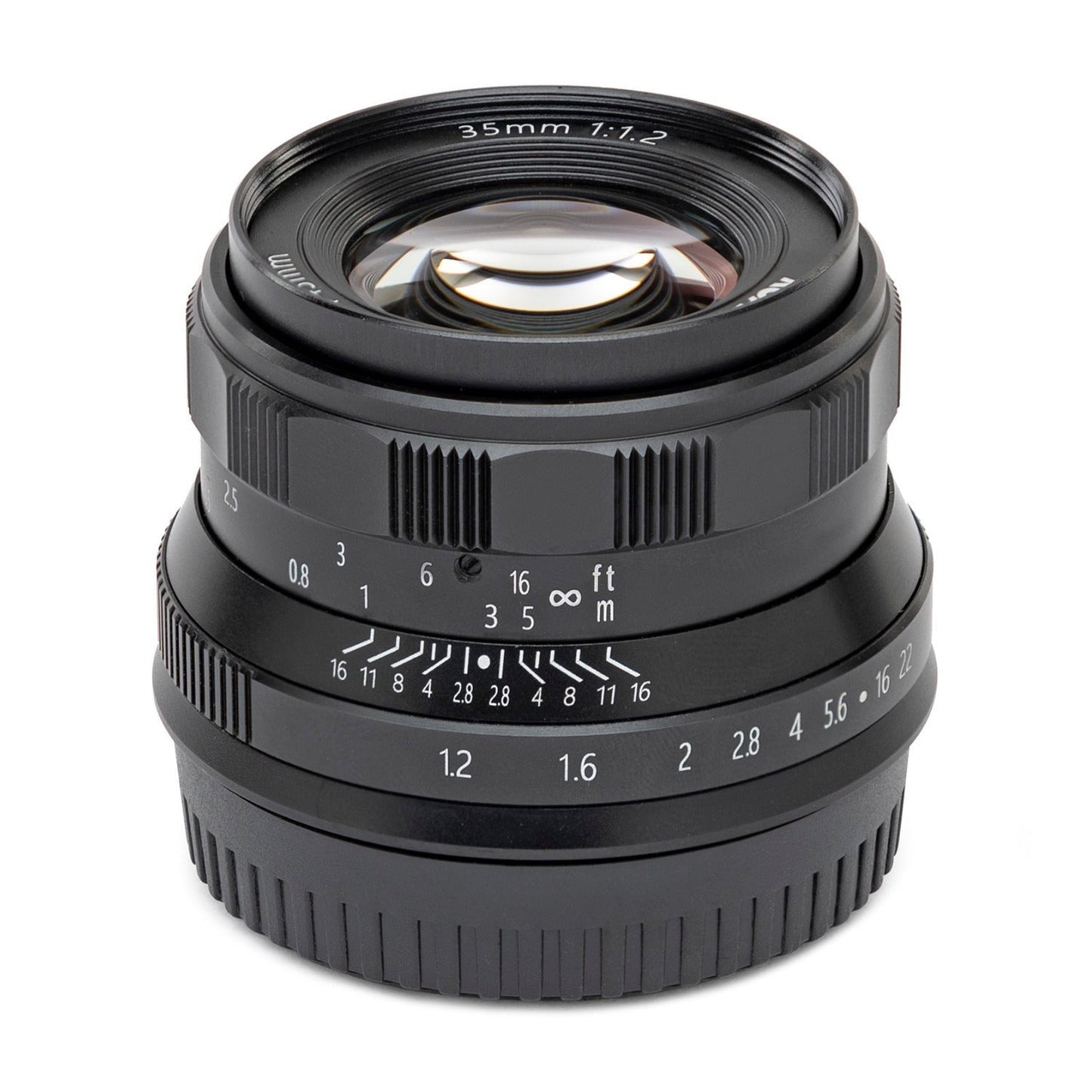 Koah Artisans Series 35mm f/1.2 Large Aperture Manual Focus Lens for Micro Four Thirds (Black)