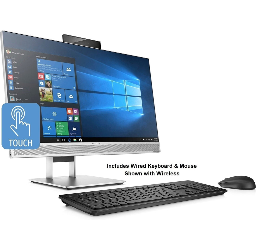 HP EliteOne 800 G4 23.8" FHD Touch All-in-One PC, Intel Core i5-8500, 8GB RAM, 1TB HDD, Windows 10 Pro (Certified Refurbished)