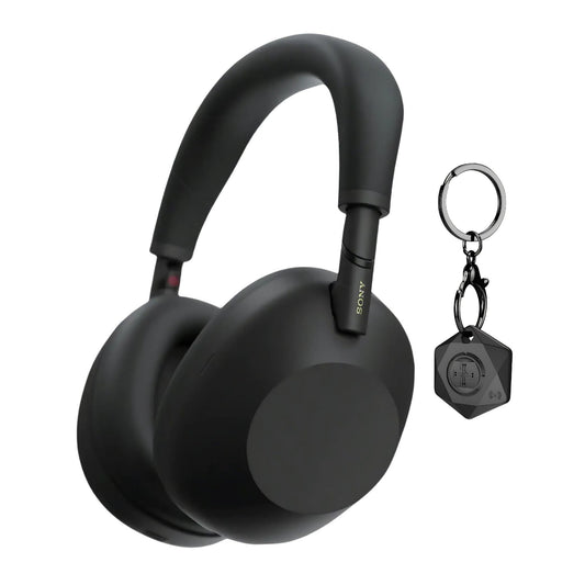 Sony WH-1000XM6 Wireless Noise-Canceling Headphones Bundle with Finder Key Chain