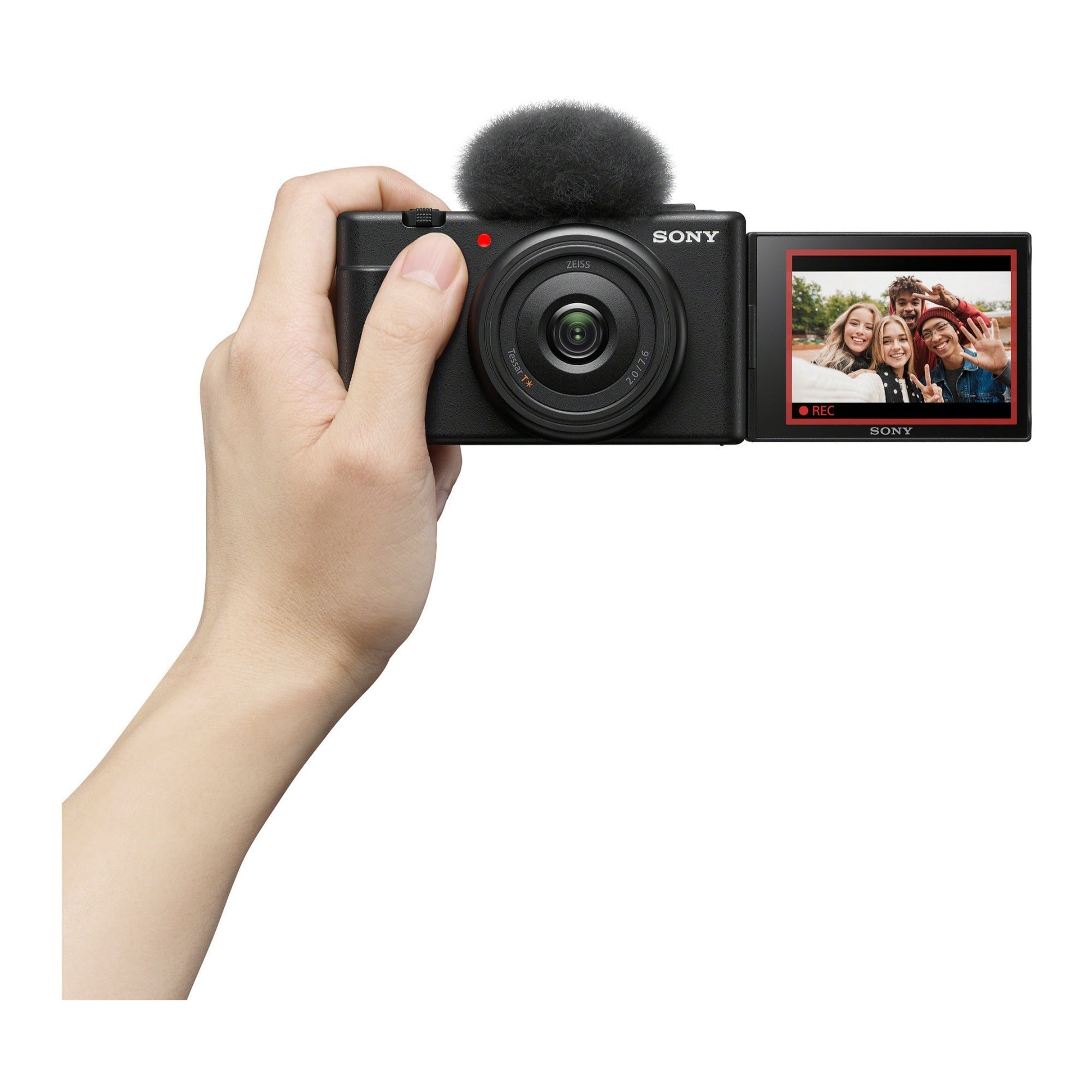 Sony ZV-1F Vlog Camera for Content Creators and Vloggers (Black) with Vlogger Accessory Kit Bundle