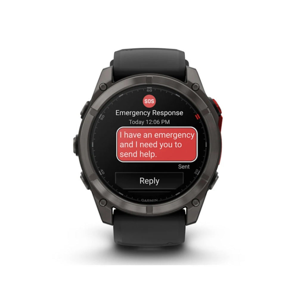 Garmin Fenix 8 Pro 51mm Sapphire MicroLED GPS Smartwatch (Carbon Gray DLC)