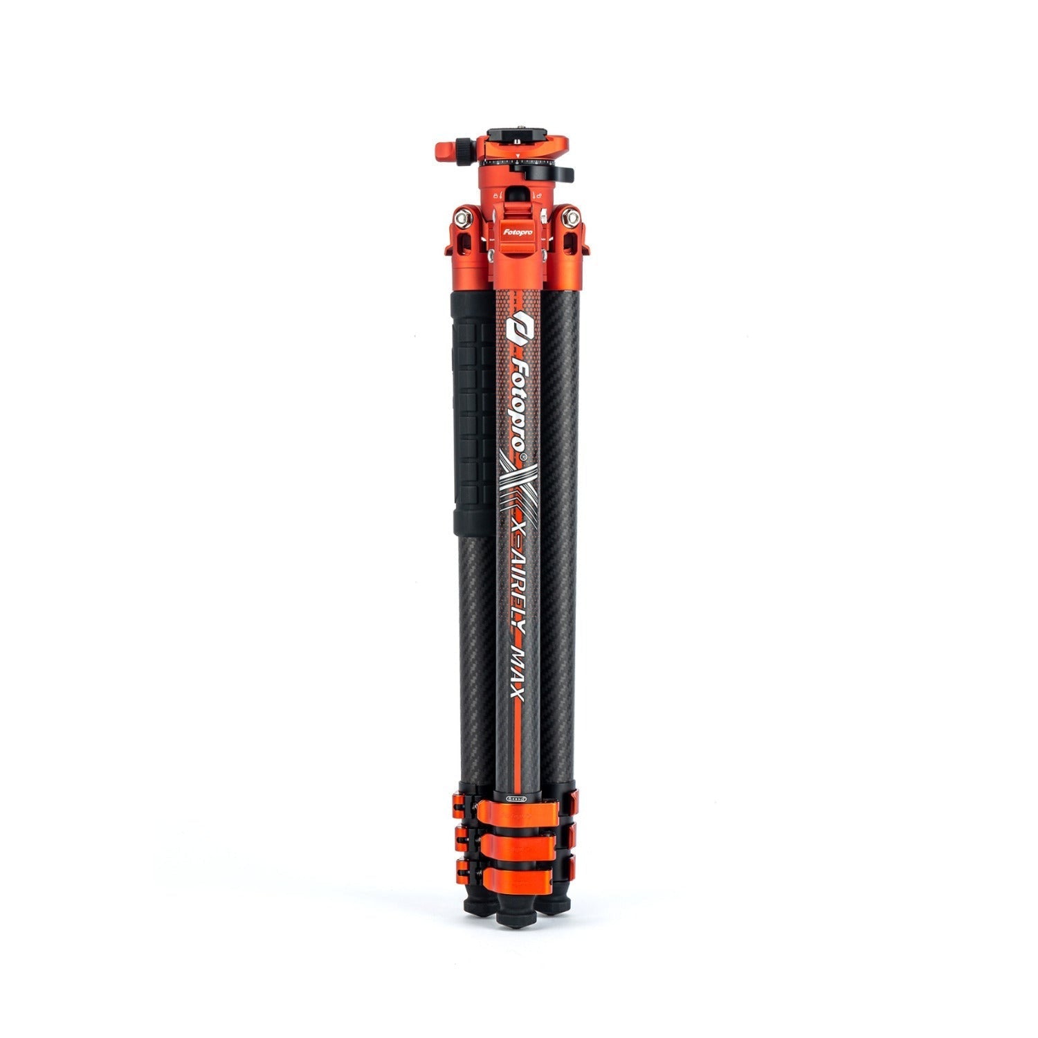 Fotopro X-Airfly Max Tripod with Detachable Monopod and Phone Holder (Orange)
