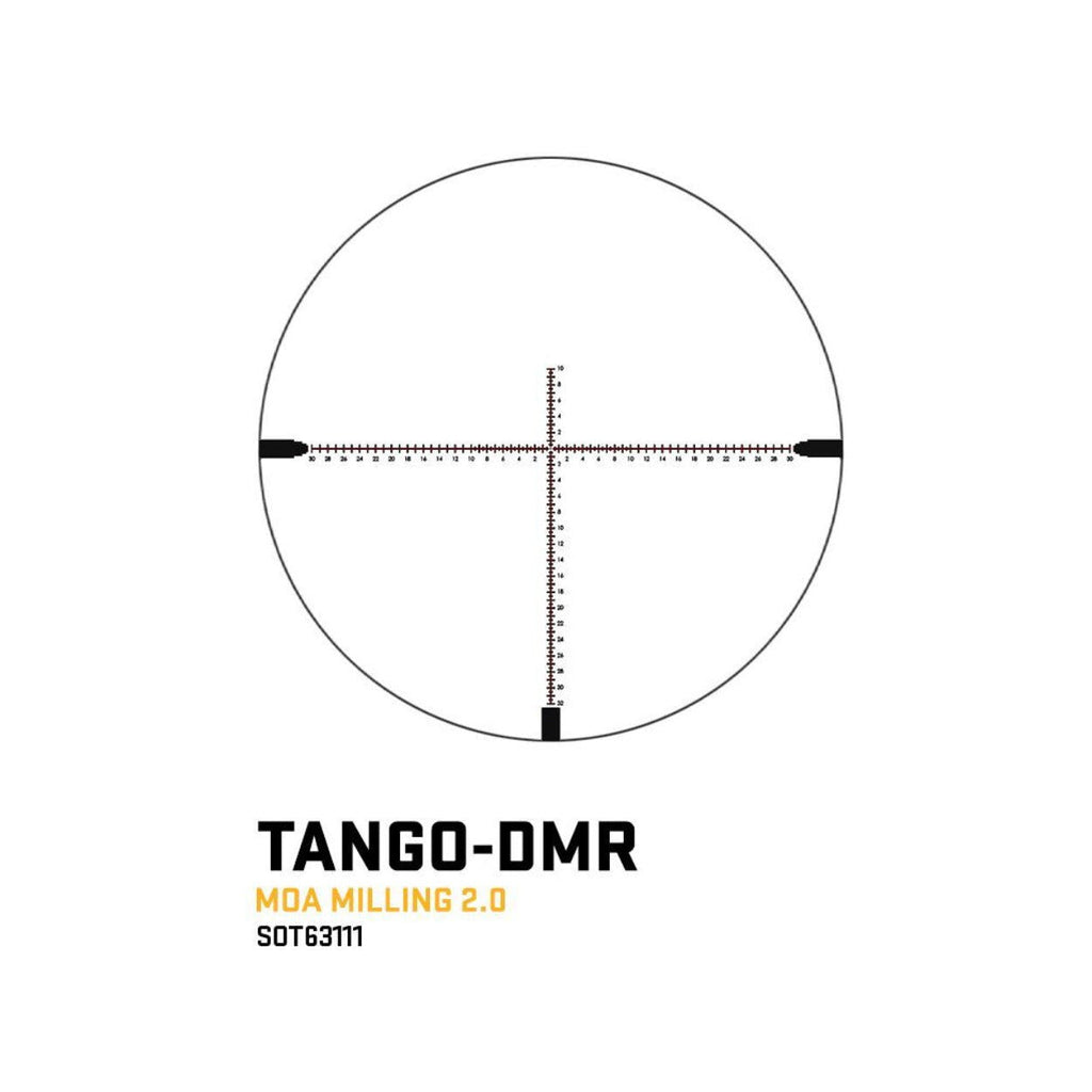 Sig Sauer TANGO-DMR 3-18x44mm 34mm Riflescope (MOA Milling 2.0 Illuminated FFP)