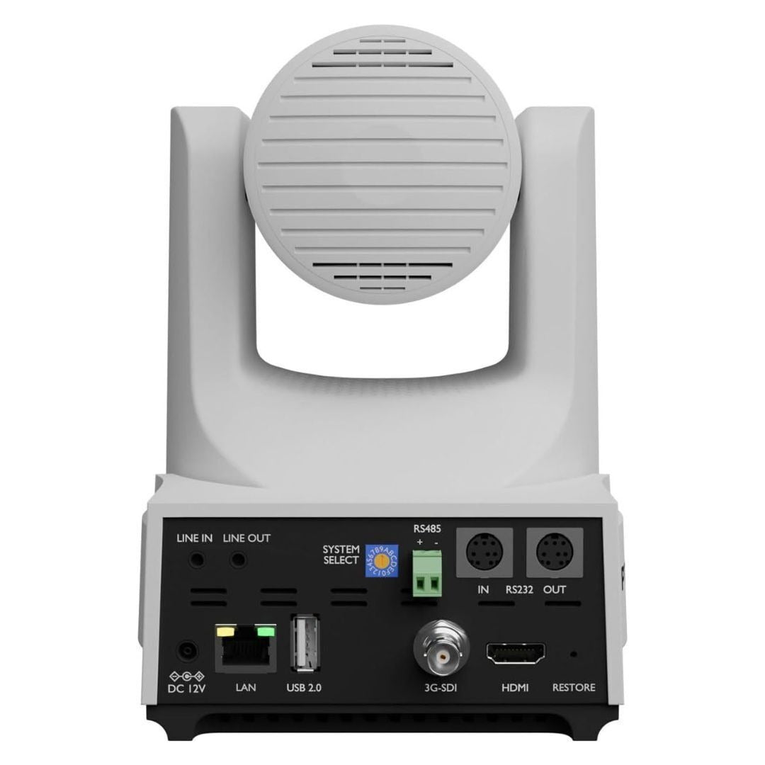 PTZOptics Link 4K UHD CMOS Sensor 20x Indoor Dante-Enabled Camera with Auto-Tracking (White)