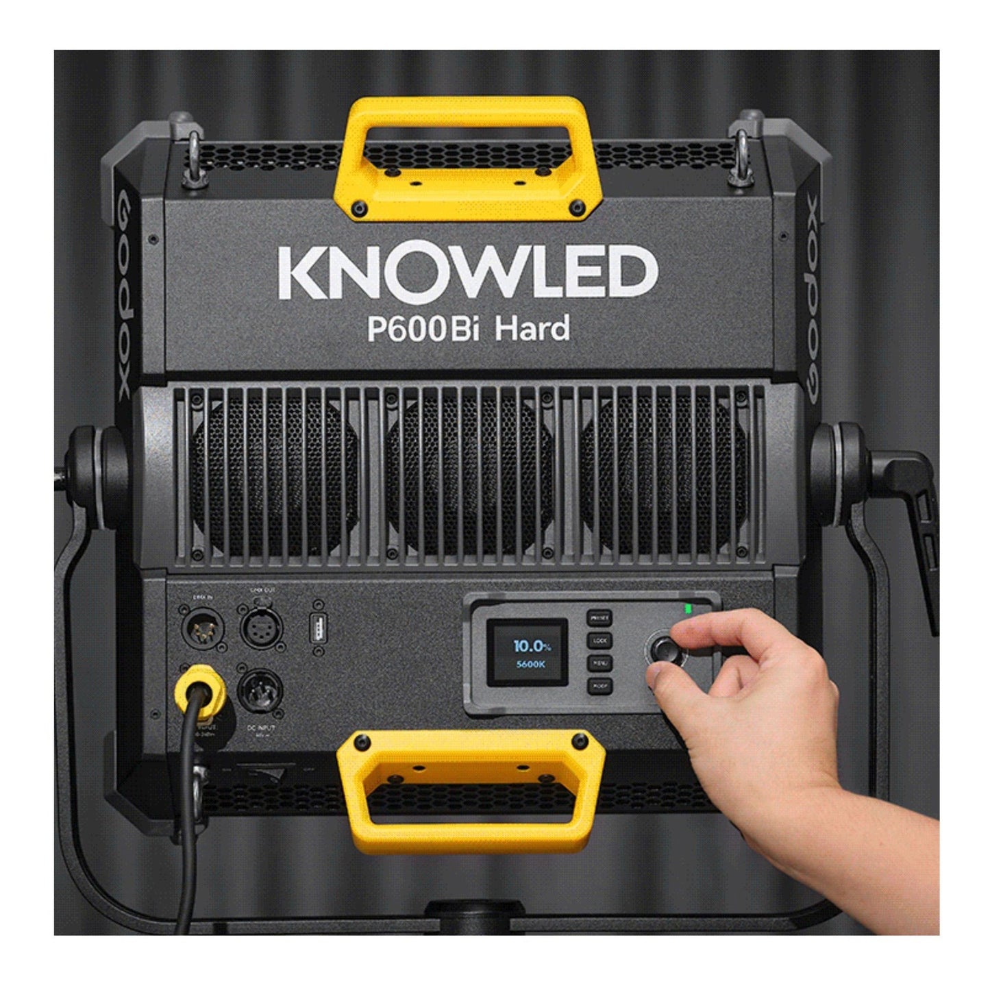 Godox Knowled P600BI 650W Bi-Color LED Light Panel with 11 FX Lighting Modes CRI 96 TLCI 96