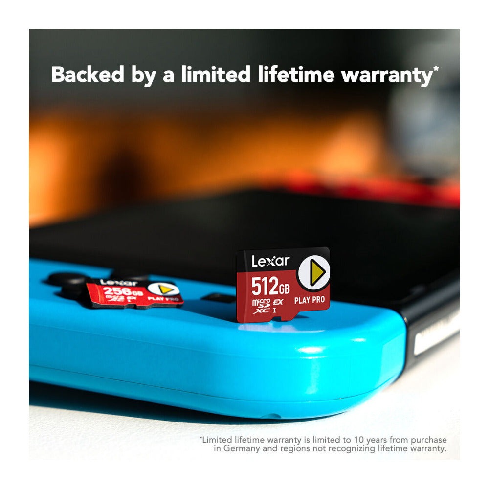 Lexar 512GB PLAY PRO microSDXC Express Memory Card