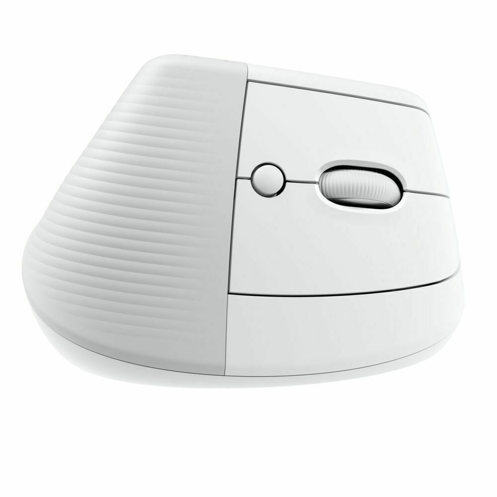 Logitech Lift Vertical Wireless Ergonomic Mouse (Pale Gray) and 4-Port USB 3.0
