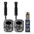 Spartan GoCam2 4G/LTE Trail Camera (2 Pack) with 32GB Memory Card & Card Reader