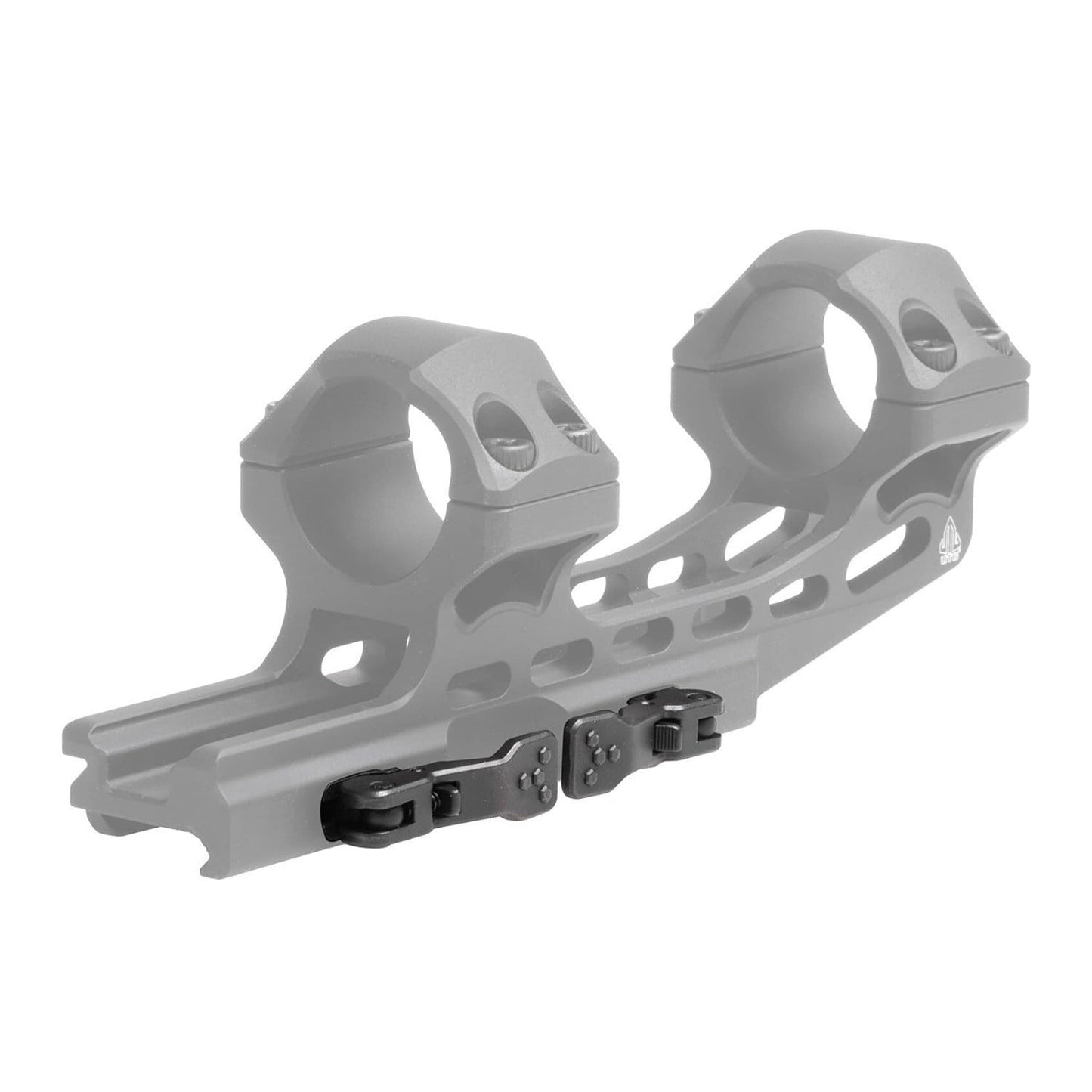UTG ACCU-SYNC 1-Inch QR Picatinny Cantilever Matte Black Mount with 50mm Offset