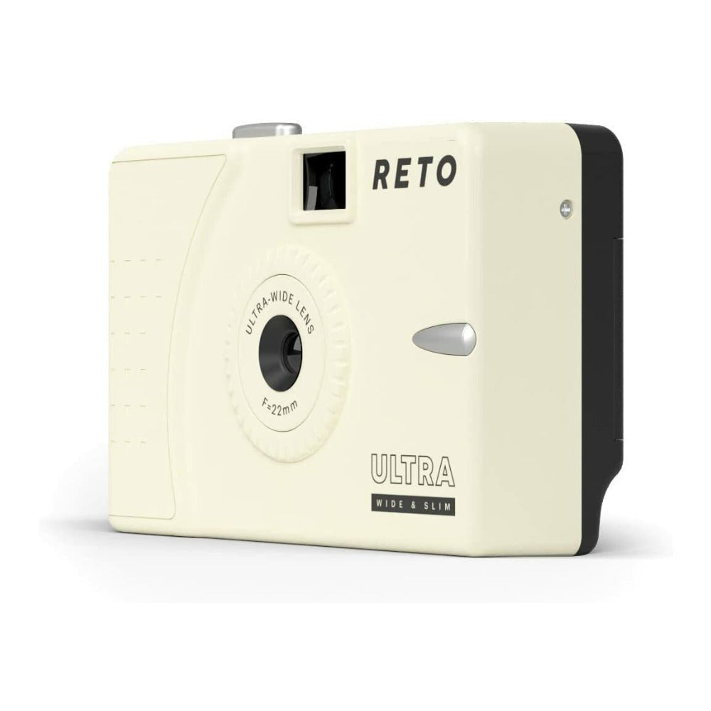 Reto 35mm Ultra Wide and Slim Film Camera with 22mm Lens (Cream)
