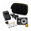 Kodak PIXPRO Friendly Zoom FZ55 Digital Camera (Black) Bundle with Case, Memory Card and Accessories