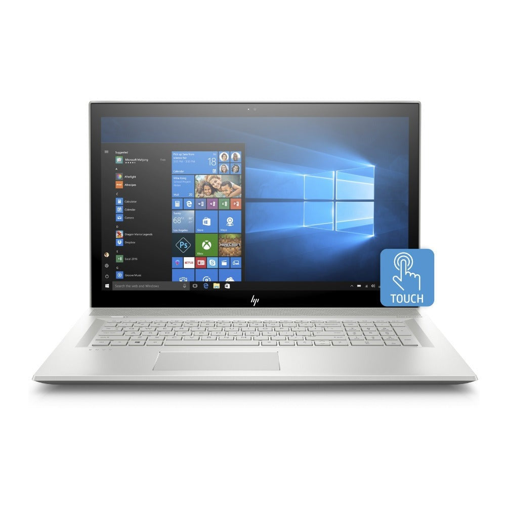 HP Envy 17m-bw0013DX 17.3" FHD Touch Laptop, Intel Core i7-8550U, 12GB RAM, 1TB HDD + 16GB Intel Optane, NVIDIA GeForce 2GB (Certified Refurbished)