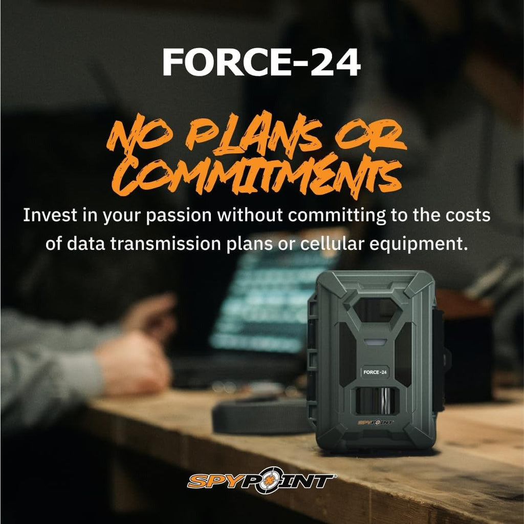 Spypoint Force-24MP Non-Cellular Trail Camera with Accessories (Twin Pack)