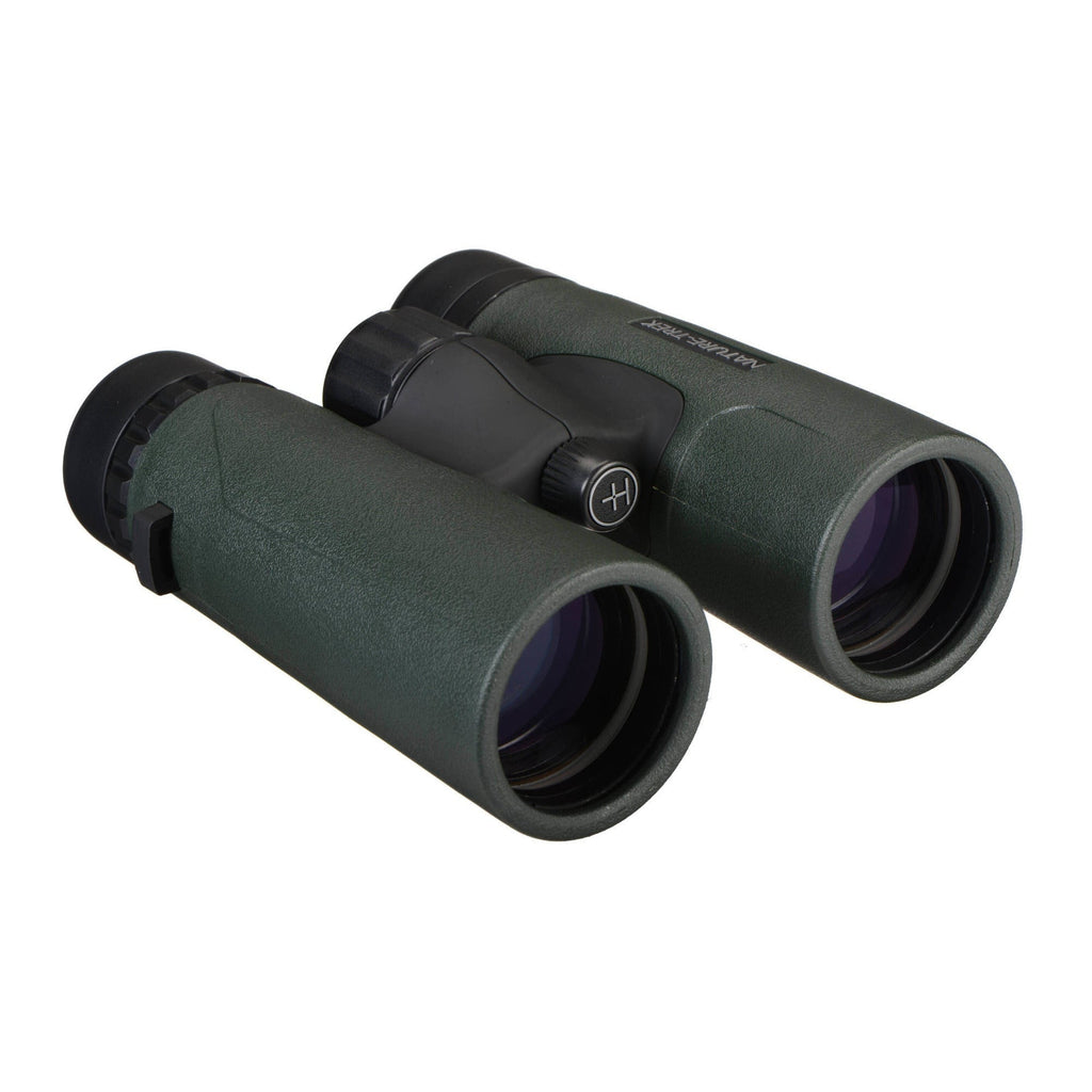 Hawke Sport Optics Nature-Trek 10x42 Binoculars with Harness Strap Bundle