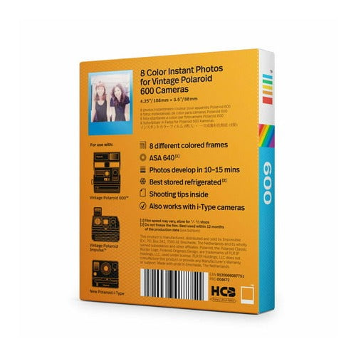 Polaroid Color Film with Color Frames for 600 Cameras