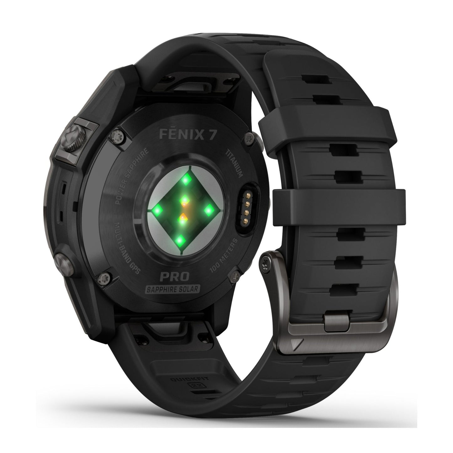 Garmin fenix 7 Pro Sapphire Solar GPS Smartwatch (Carbon Gray with Black Band)
