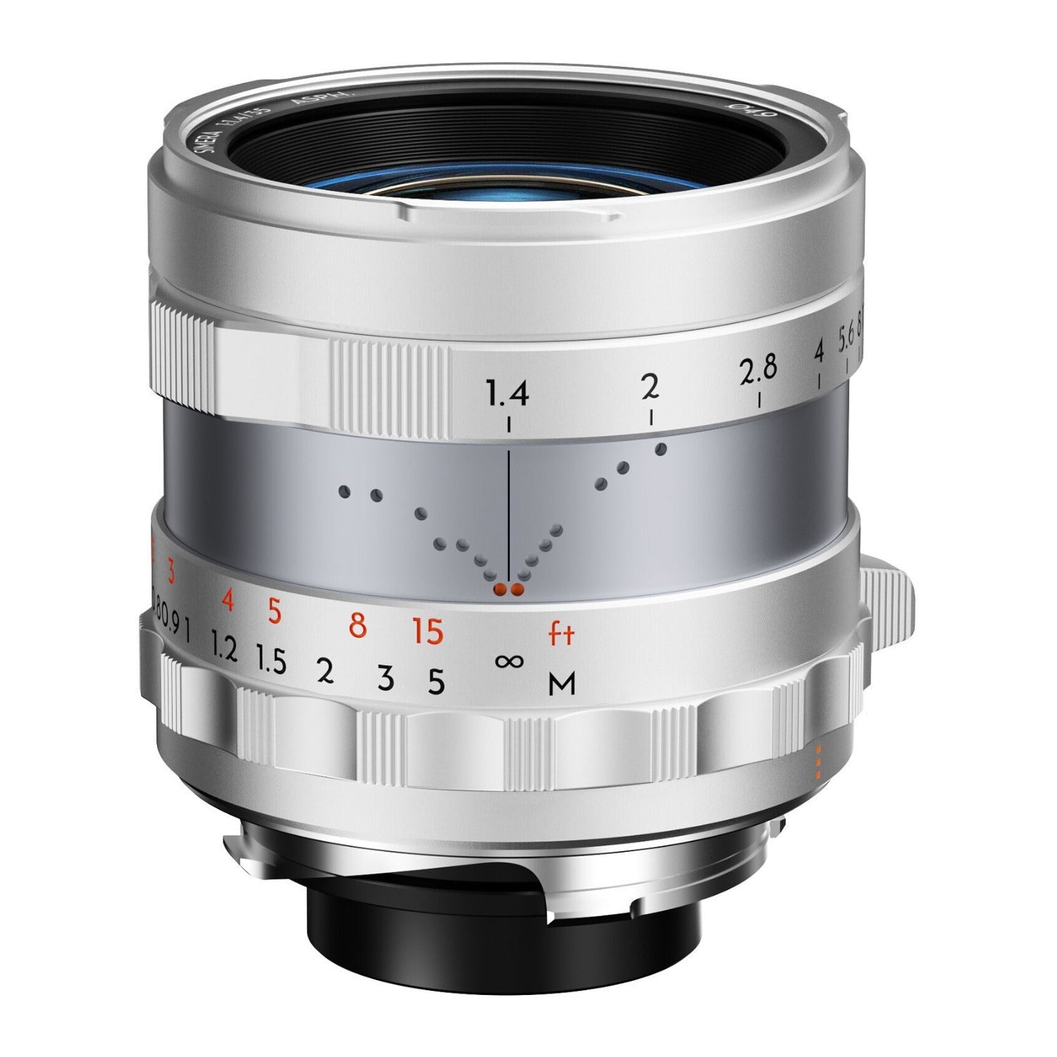 Thypoch Simera 35mm f/1.4 ASPH Type II Lens (Leica M, Silver)