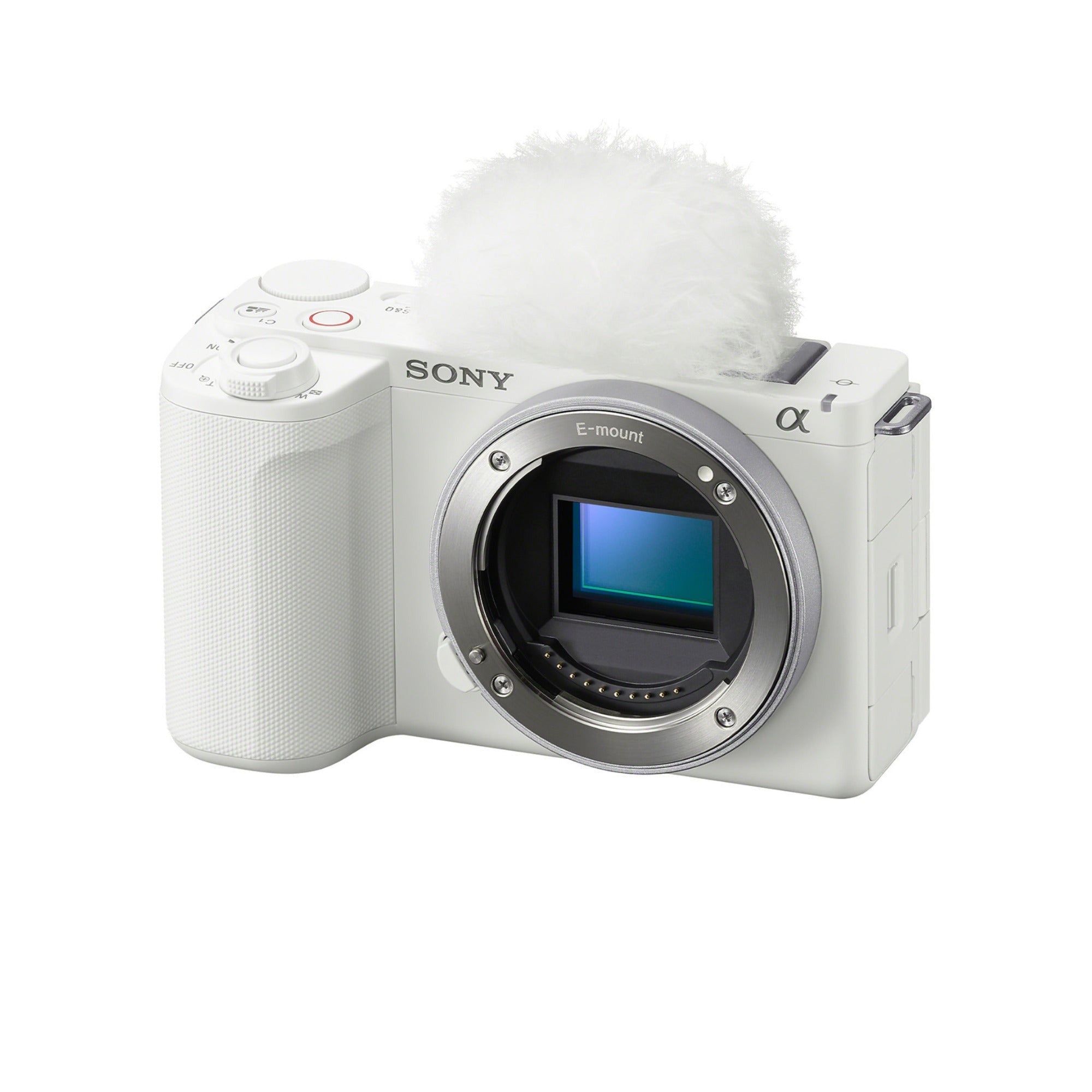 Sony ZV-E10 II Mirrorless Camera (White) with 18-105mm f/4 G OSS Lens Bundle