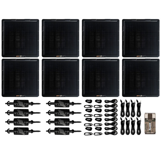 Spypoint SPLB-10 Compact Solar Panel with Heavy-Duty Mounting Arm and High Speed Card Reader Bundle