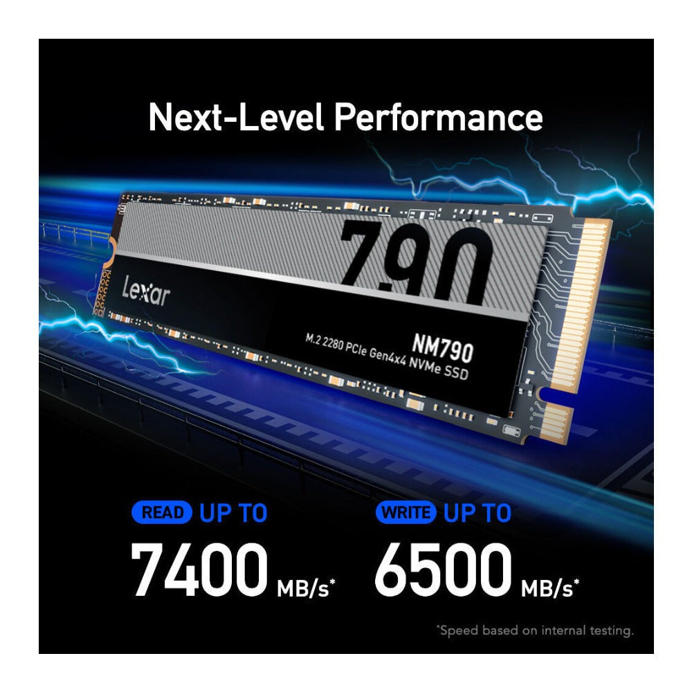 Lexar 8TB NM790 SSD PCIe Gen4 NVMe M.2 2280 Internal Solid State Drive
