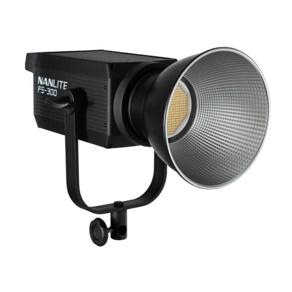 Nanlite FS-300 Daylight AC LED Monolight with Rapid 90 Parabolic Softbox Bundle