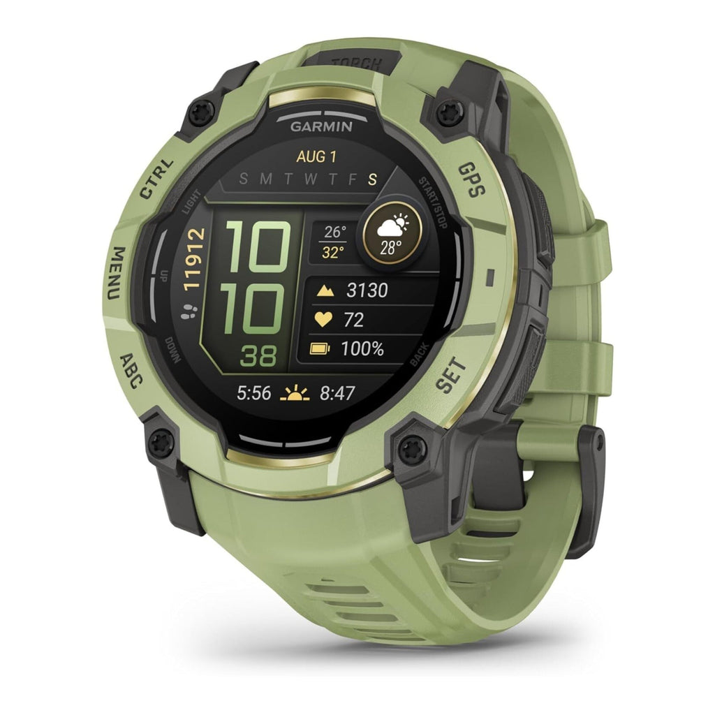 Garmin Instinct 3 50mm AMOLED GPS Smartwatch (Fern Green, Limited Edition)