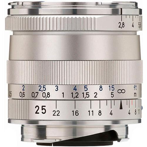 Zeiss Biogon T* 25mm f/2.8 ZM Mount Lens (Silver)