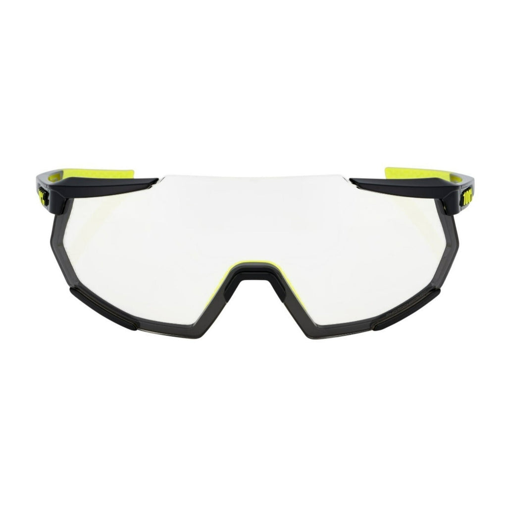 100 Percent Racetrap 3.0 Gloss Black Sport Sunglasses with Photochromic Lens