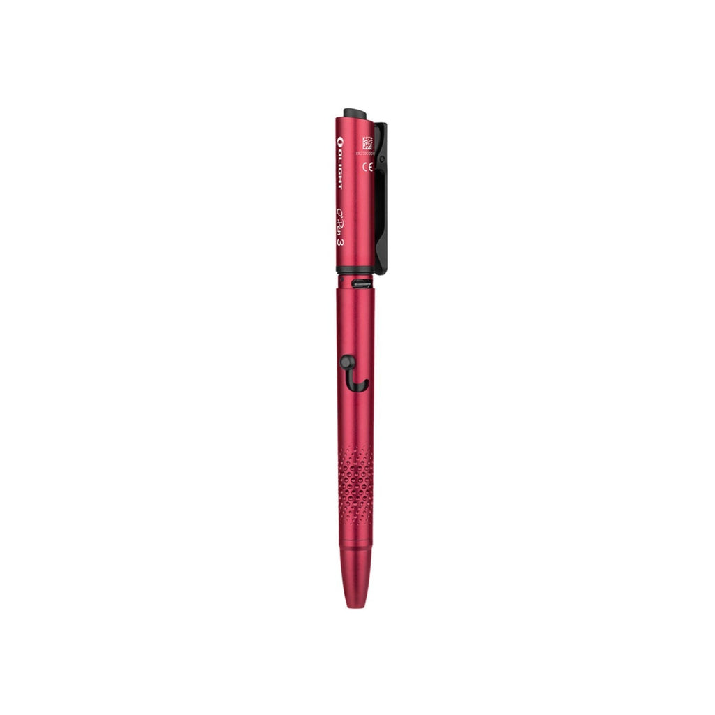 OLIGHT O'Pen 3 Multifunctional Pen Light with 120 Lumens (Wine Red)