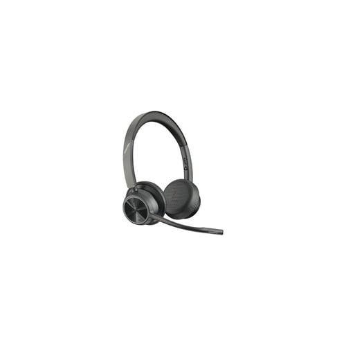 Plantronics Poly Voyager 24-Hour Talk Time and Memory Foam Ear Cushions 4320 UC Wireless Headset