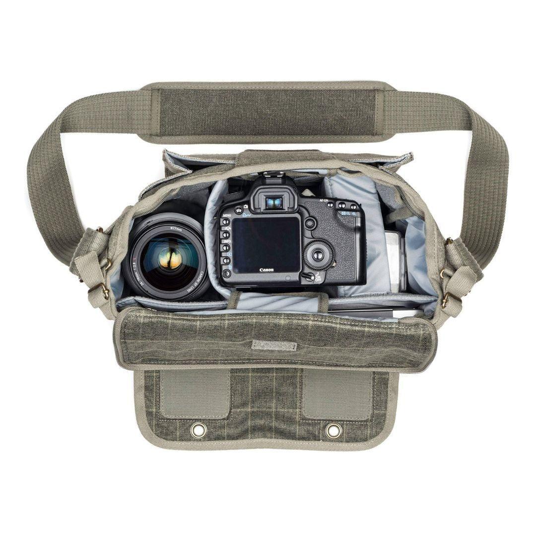 Think Tank Photo Retrospective 20 V2.0 Shoulder Bag with Laptop Sleeve and Bottle Pouch (Pinestone)