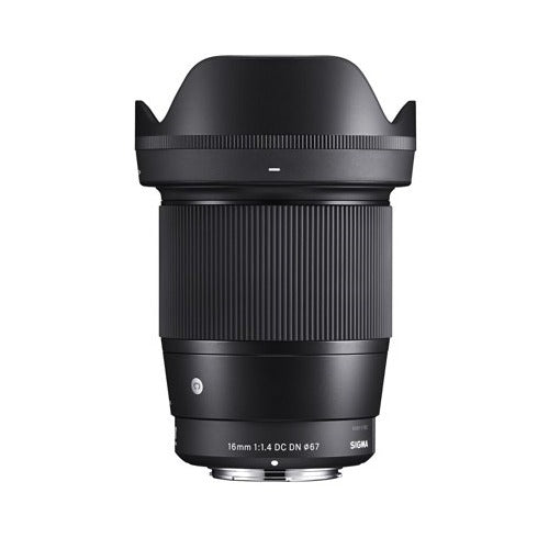 Sigma 16mm f/1.4 DC DN Contemporary Lens for Sony with Accessory Bundle