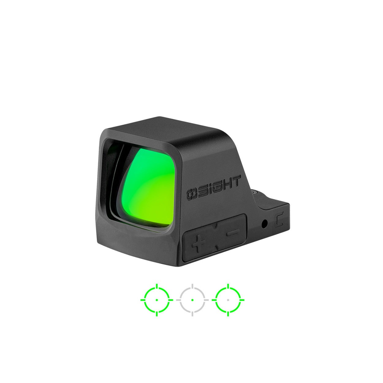 Osight C Multi-Reticle Green 3 MOA Dot & 32 MOA Circle Open Reflex Sight
