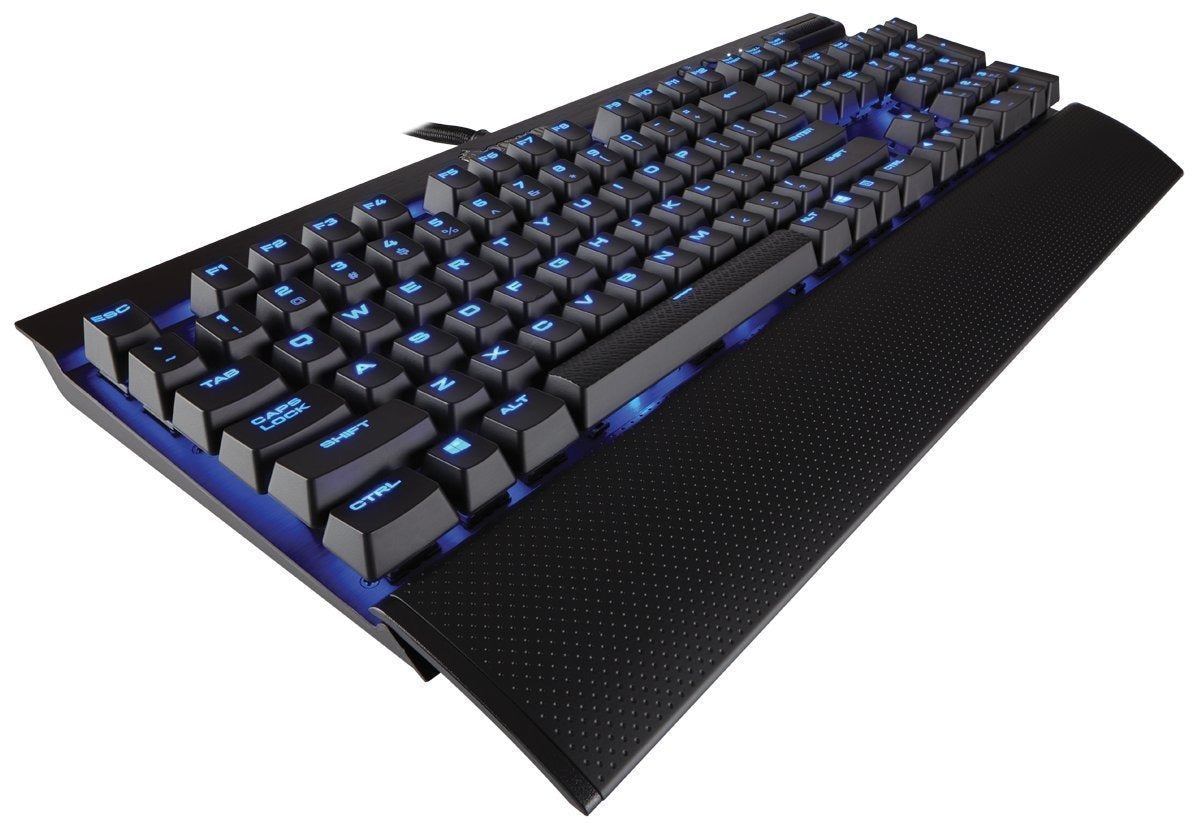 Corsair K70 LUX Mechanical Keyboard, Cherry MX Red (Blue LED) (Certified Refurbished)