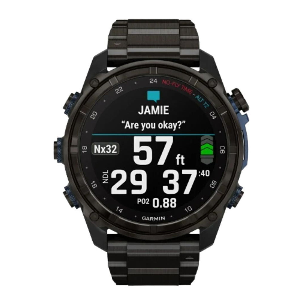 Garmin Descent Mk3i Watch Style-Dive Computer (Black, 51mm) with Transceiver