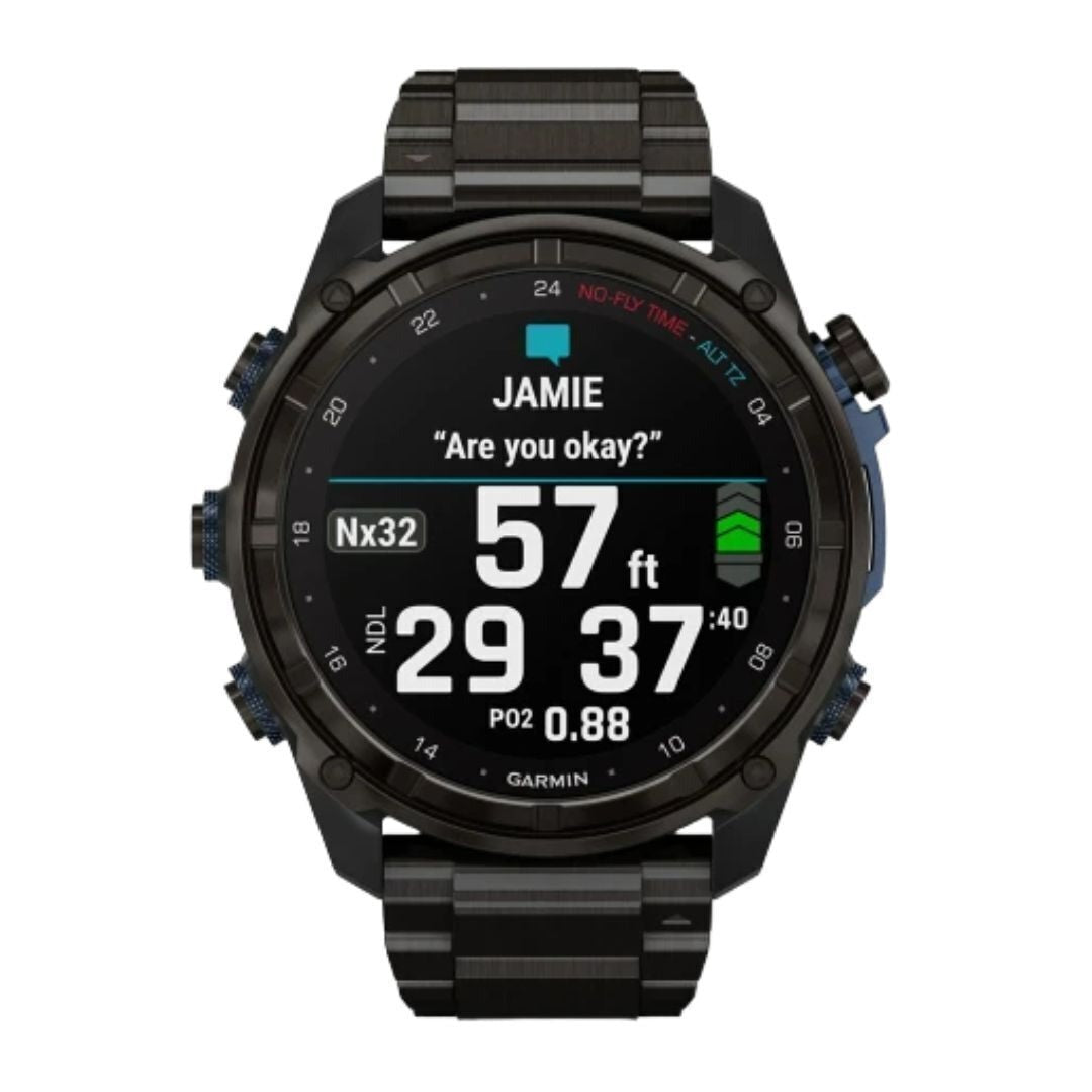 Garmin Descent Mk3i Watch Style-Dive Computer (Black, 51mm) with Transceiver