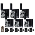 Spartan GoLive2 4G/LTE Trail Camera 6-Pack Bundle with Solar Panel & Accessories