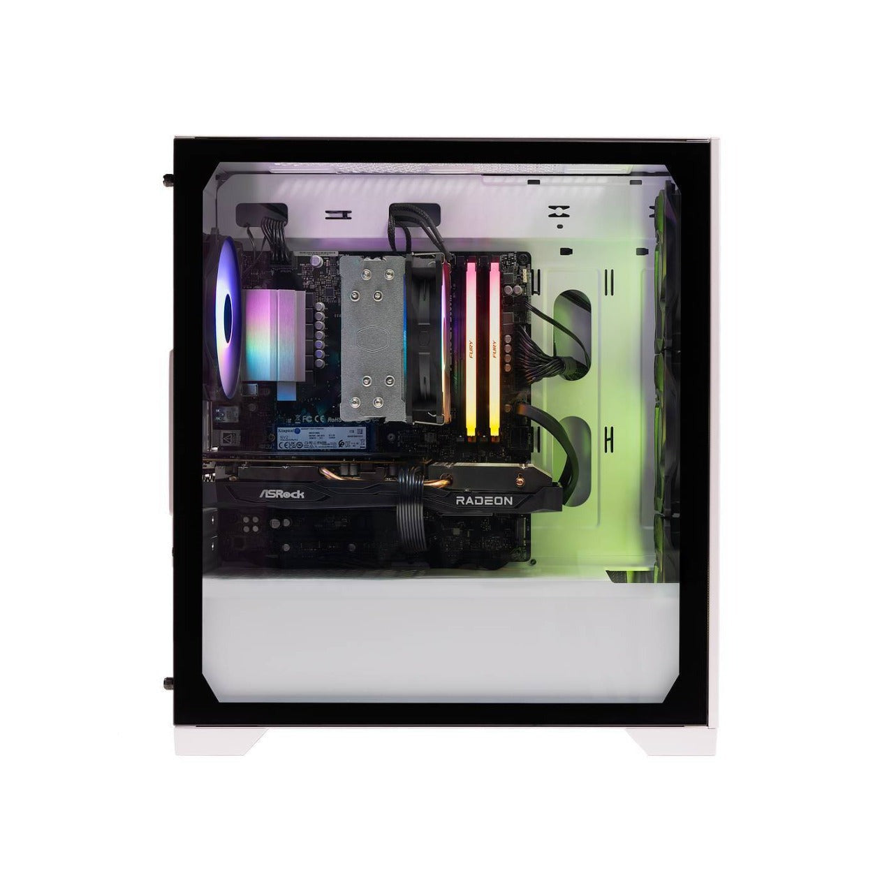 Cooler Master WHITE R7 5700GT/32GB/1TB/ GTX 4060 8GB Card Gaming Desktop